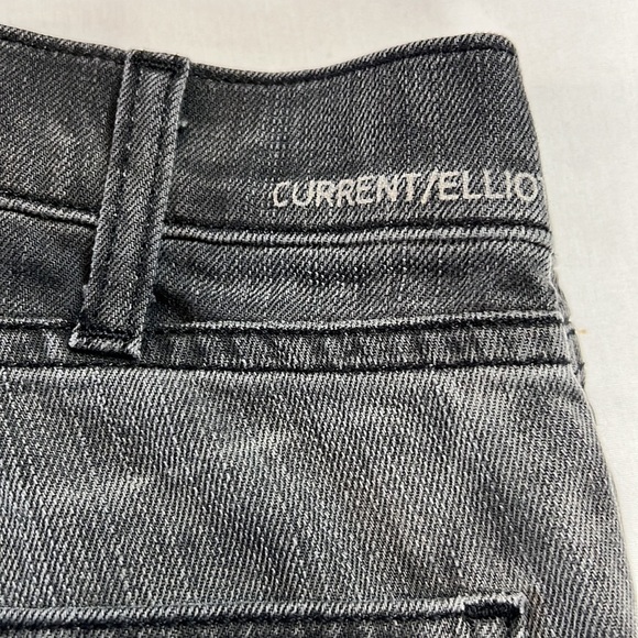 Current Elliott Size 28 Black Distress Skinny Jeans - Picture 9 of 9